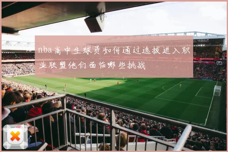nba高中生球员如何通过选拔进入职业联盟他们面临哪些挑战
